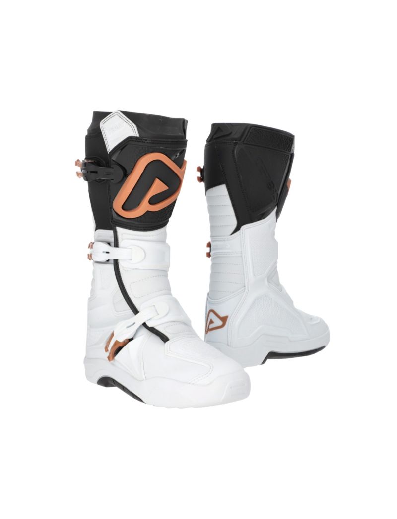 ACERBIS MX BOOTS X-TEAM 2.0 - WHITE BROWN - 47