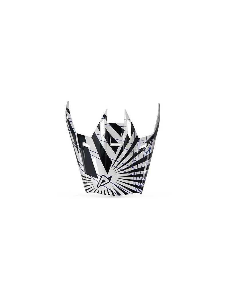 ACERBIS REPLACEMENT VISOR ON-WAY - WHITE/BLUE