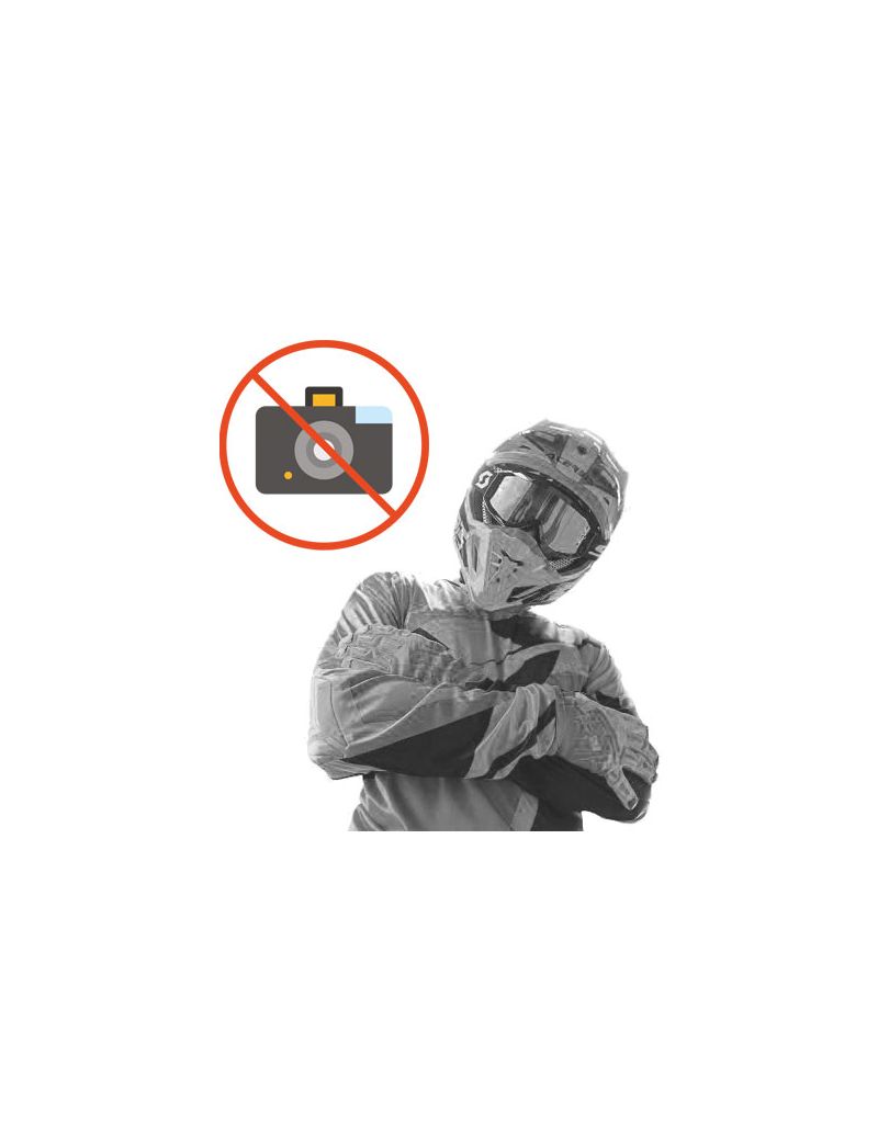 ACERBIS REPLACEMENT VISOR ON-WAY - WHITE/ORANGE