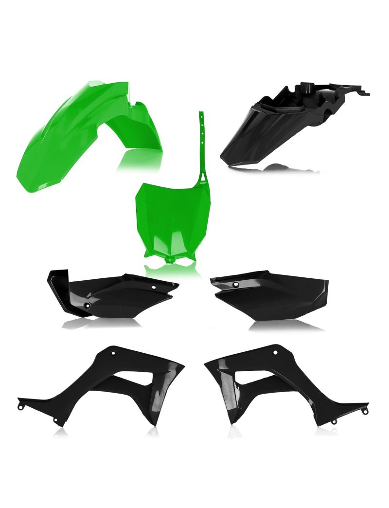 ACERBIS FULL PLASTIC KIT HONDA CRF 110 F 19/26 - BLACK/GREEN