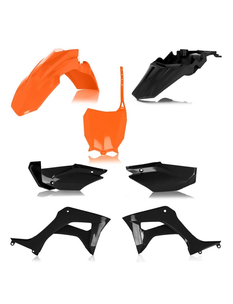 ACERBIS FULL PLASTIC KIT HONDA CRF 110 F 19/26 - ORANGE/BLACK