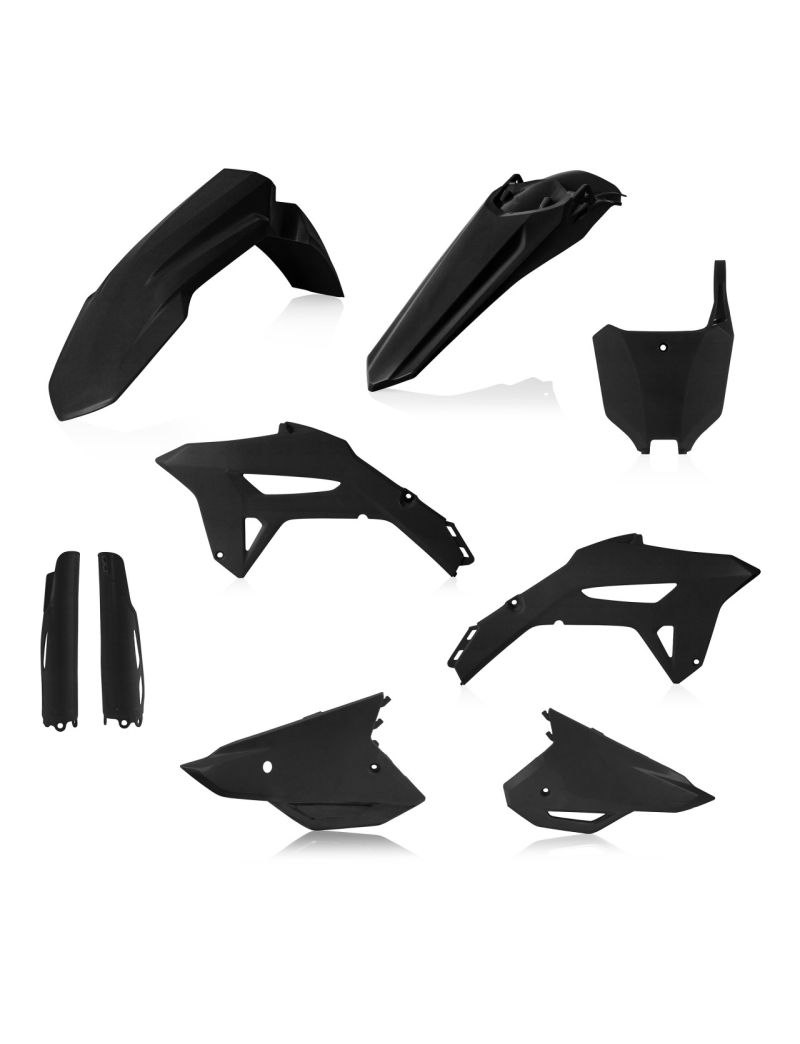 ACERBIS FULL PLASTIC KIT HONDA CRF450 21/24 + CRF250 22/24 - METALLIC BLACK