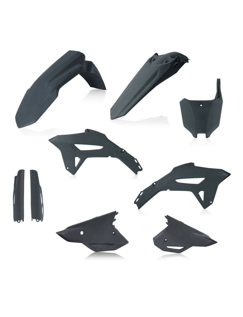 ACERBIS FULL PLASTIC KIT HONDA CRF450 21/24 + CRF250 22/24 - METALLIC GREY