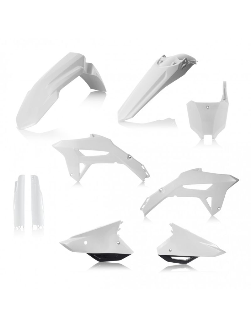 ACERBIS FULL PLASTIC KIT HONDA CRF450 21/24 + CRF250 22/24 - WHITE