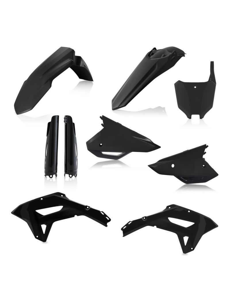 ACERBIS FULL PLASTIC KIT HONDA CRF450RX 21/24 + CRF250RX 22/24 - BLACK