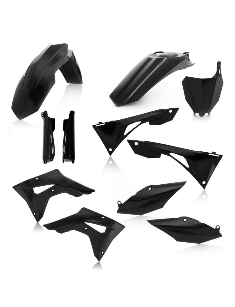 ACERBIS FULL PLASTIC KIT HONDA CRF250X 19/21+ CRF450X 19/20 - BLACK