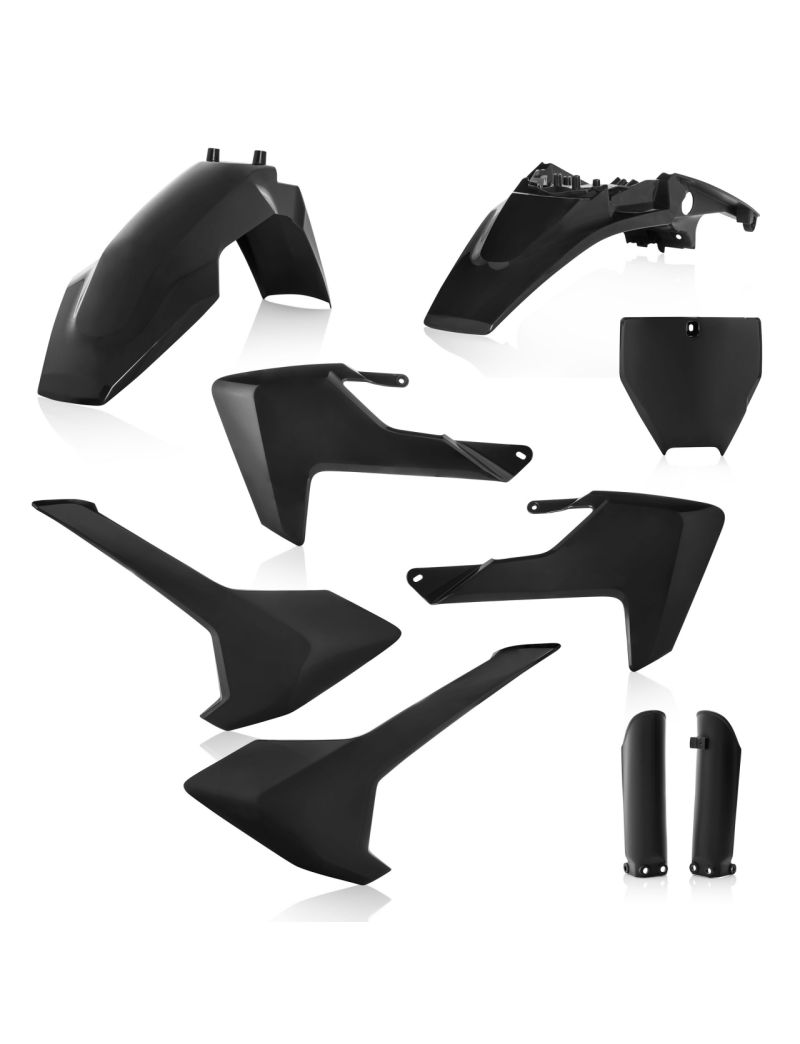 ACERBIS FULL PLASTIC KIT HUSQVARNA TC 65 17/23 - BLACK