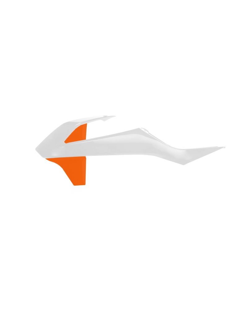 ACERBIS RADIATOR SCOOPS KTM SX 85 18/24 + GASGAS MC 85 21/24 - WHITE2/ORANGE