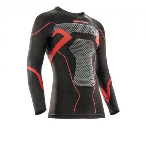 X-BODY WINTER LONG SLEEVES JERSEY - BLACK/RED