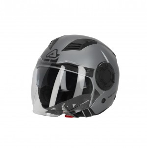 Motorcycle Helmets Helmet Acerbis Serel Black Matte Red Acerbis