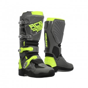 WHOOPS BOOTS GREY/FLUO YELLOW