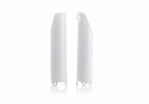 FORK COVERS CRF 450 17-18 + CRF 250 18 - WHITE