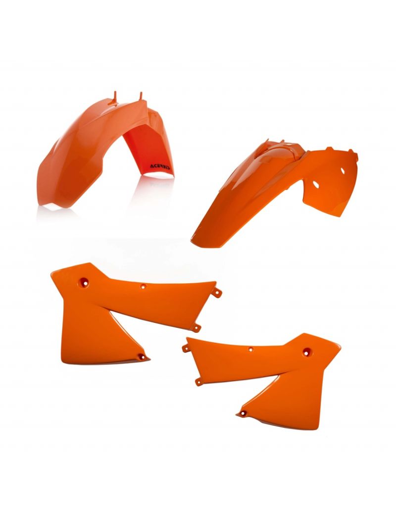ACERBIS PLASTIC KIT KTM EXC/EXC-F 2004 - ORANGE
