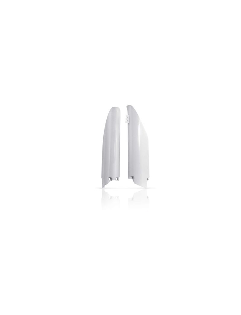ACERBIS LOWER FORK COVERS SUZUKI RM 125/250 07/08 + RMZ 250/450 07/17 - WHITE