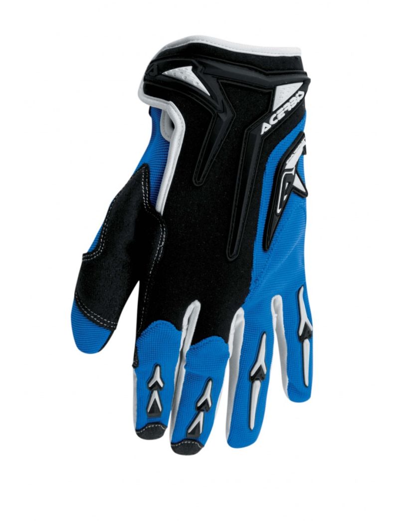 ACERBIS MX GLOVES MOTO BRAND JUNIOR - BLUE - XS