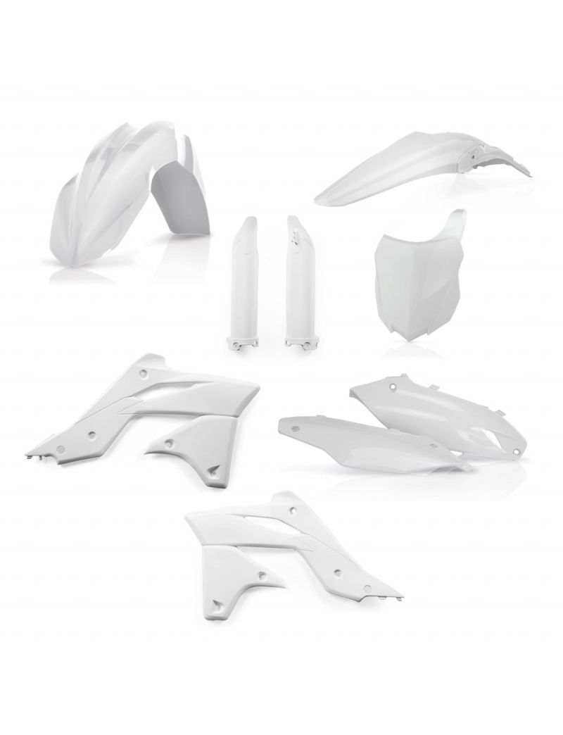 ACERBIS FULL PLASTIC KIT KAWASAKI KXF250 13/16 - WHITE
