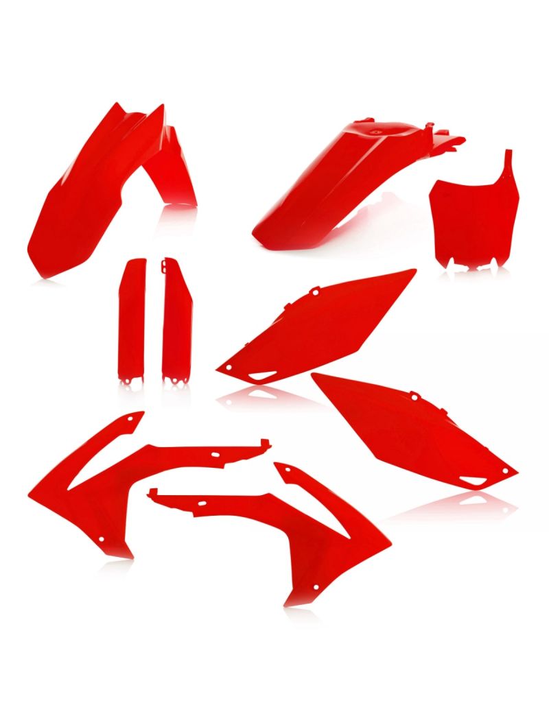 ACERBIS FULL PLASTIC KIT HONDA CRF250 14/17 + CRF450 13/16 - RED