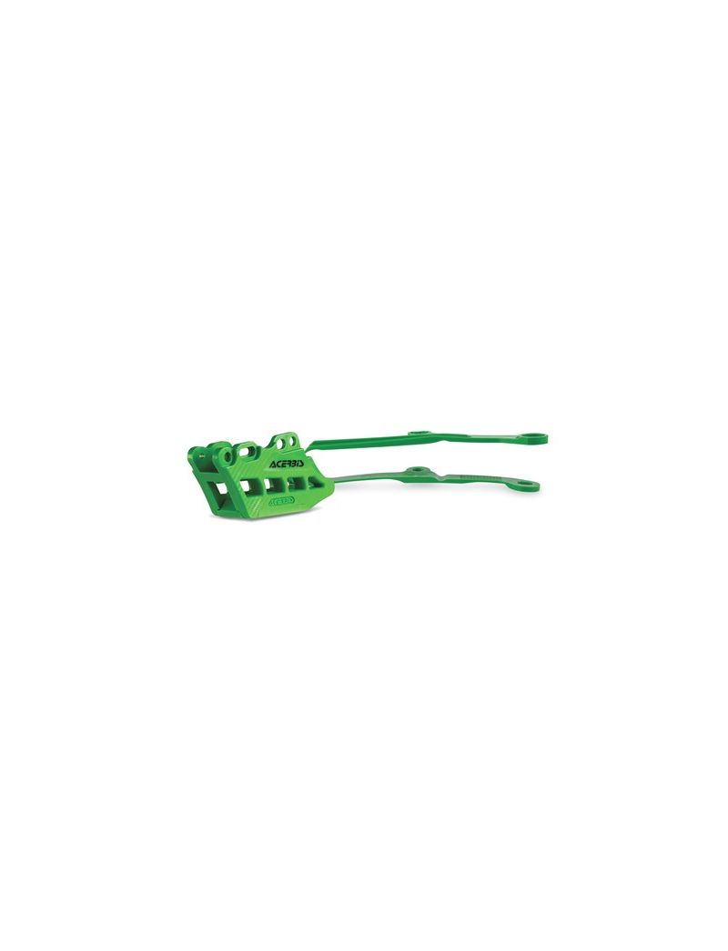 ACERBIS CHAIN GUIDE + CHAIN SLIDER KAWASAKI KXF250 09/20 + KXF450 09/15 - GREEN