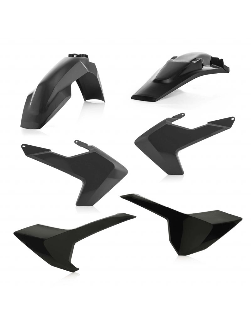 ACERBIS PLASTIC KIT HUSQVARNA TE/FE 17/19 - BLACK
