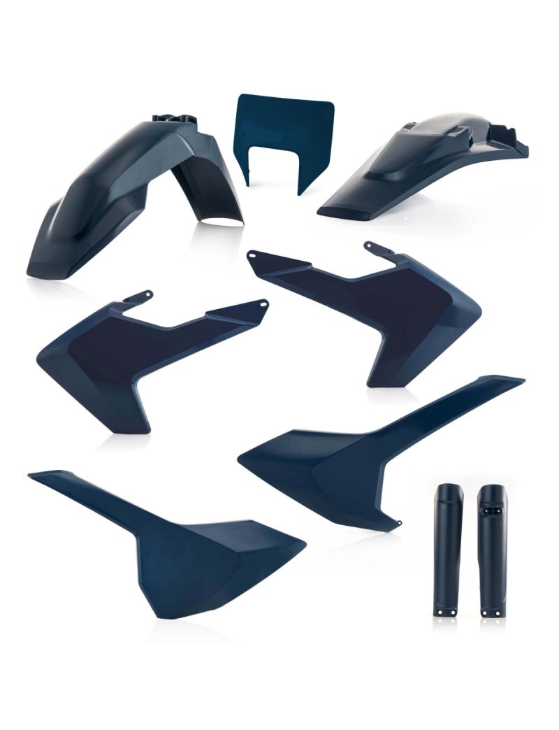 ACERBIS FULL PLASTIC KIT HUSQVARNA TE/FE 17/19 - BLUE