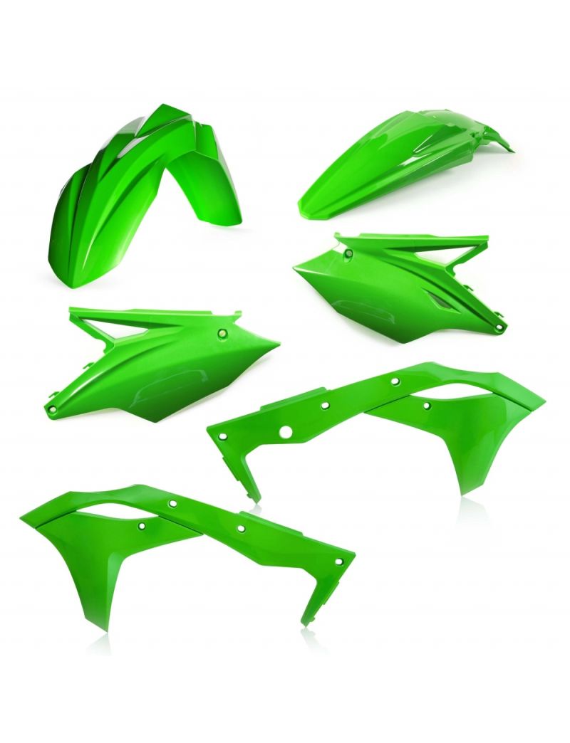 ACERBIS PLASTIC KIT KAWASAKI KXF 250 2017 - GREEN