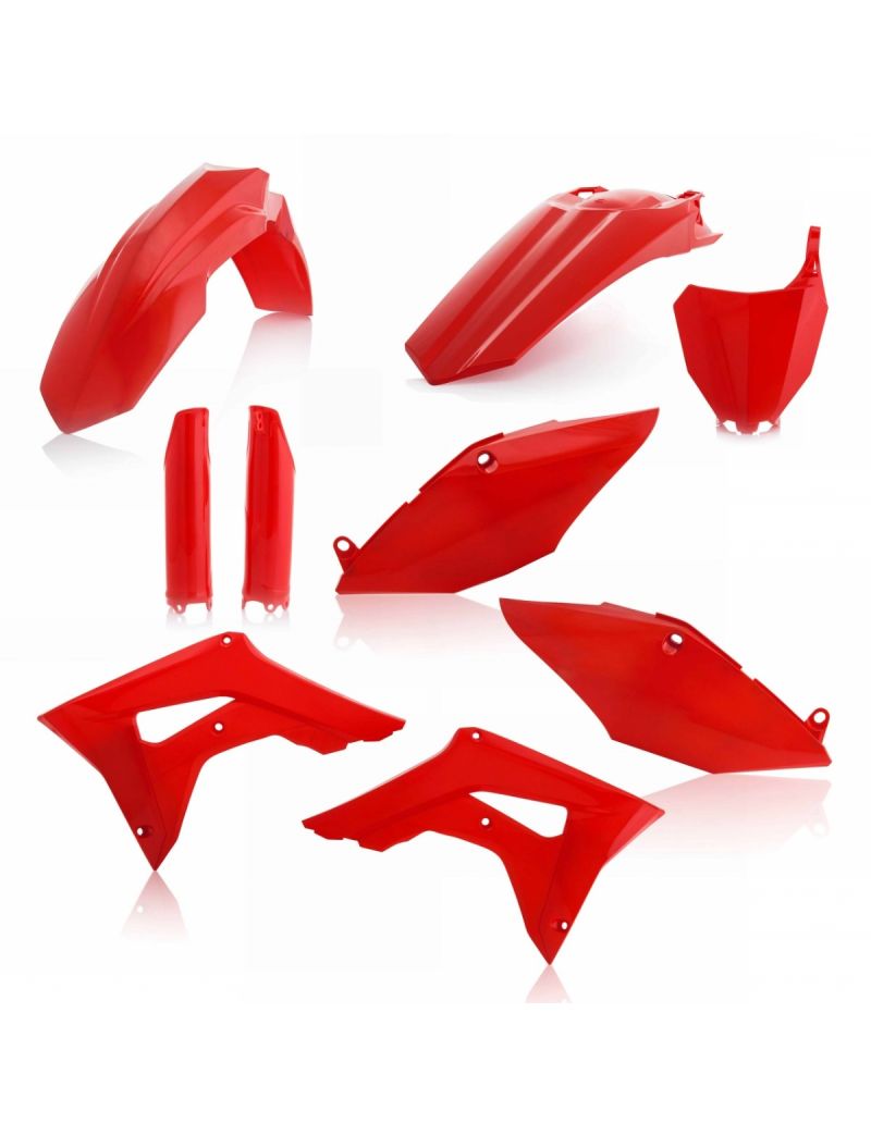 ACERBIS FULL PLASTIC KIT HONDA CRF450R 17/18 + CRF250 2018 - RED