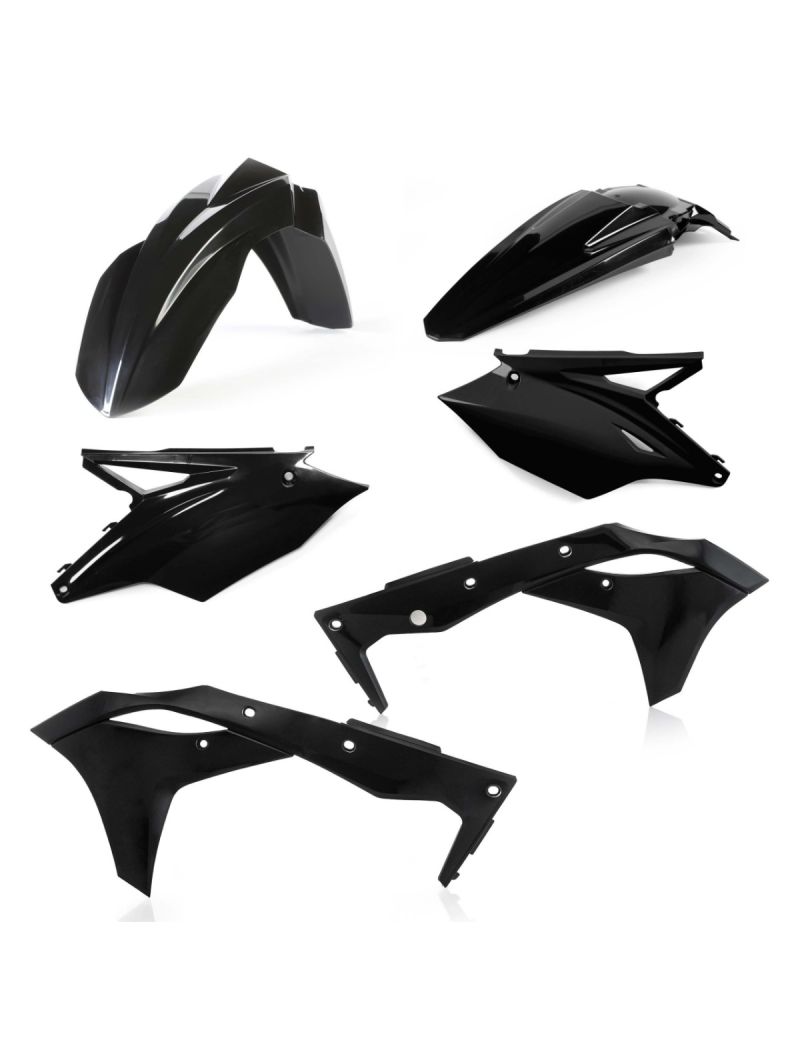 ACERBIS PLASTIC KIT KAWASAKI KXF 250 18/20 - BLACK