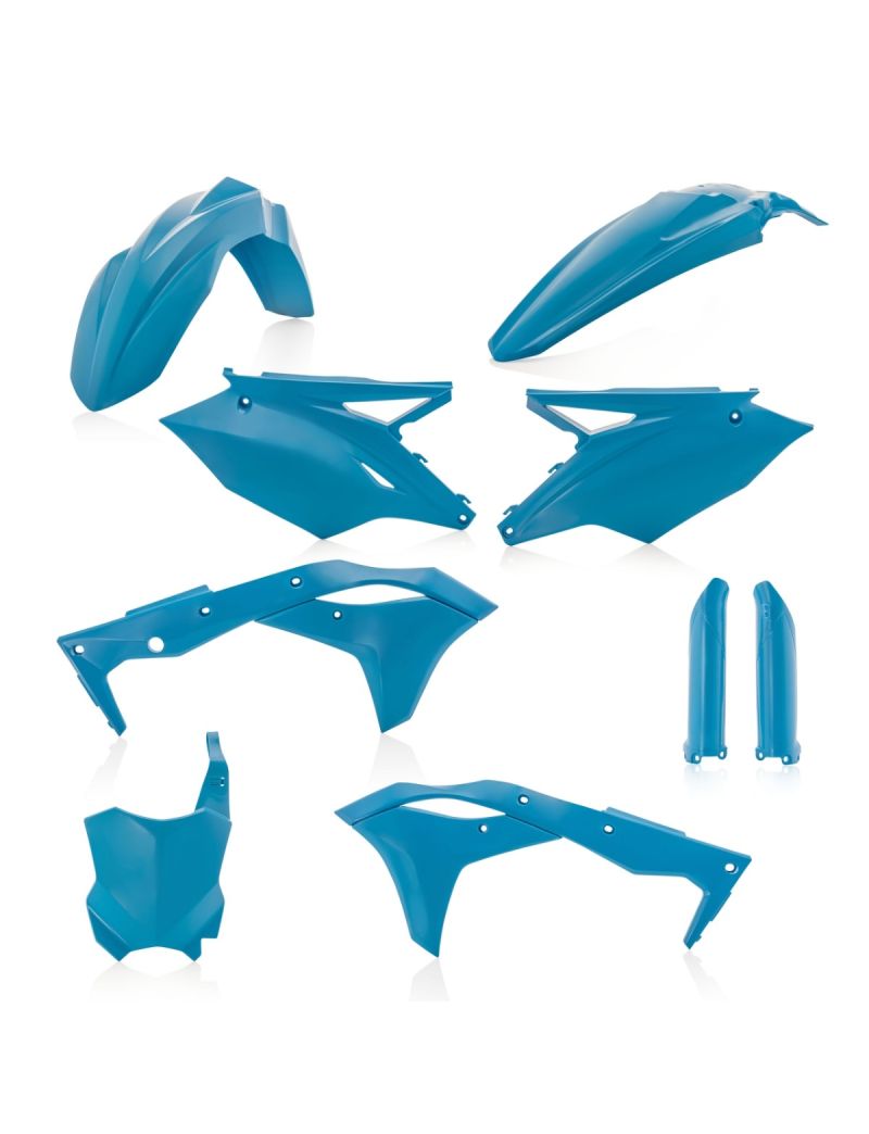 ACERBIS FULL PLASTIC KIT KAWASAKI KXF 250 18/20 - LIGHT BLUE