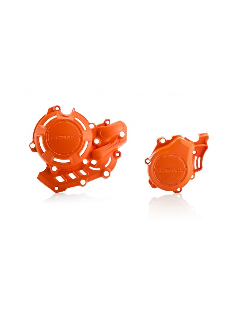 ACERBIS X-POWER ENGINE PROTECTOR KTM/HUSQVARNA SX-F/FC 450 16/22 + EXC-F/FE 450/500/501 17/23 - ORANGE