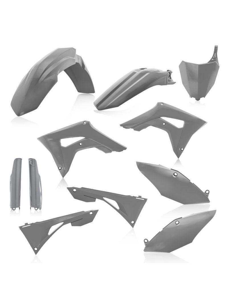 ACERBIS FULL PLASTIC KIT HONDA CRF250 19/21 + CRF450 19/20 - GREY
