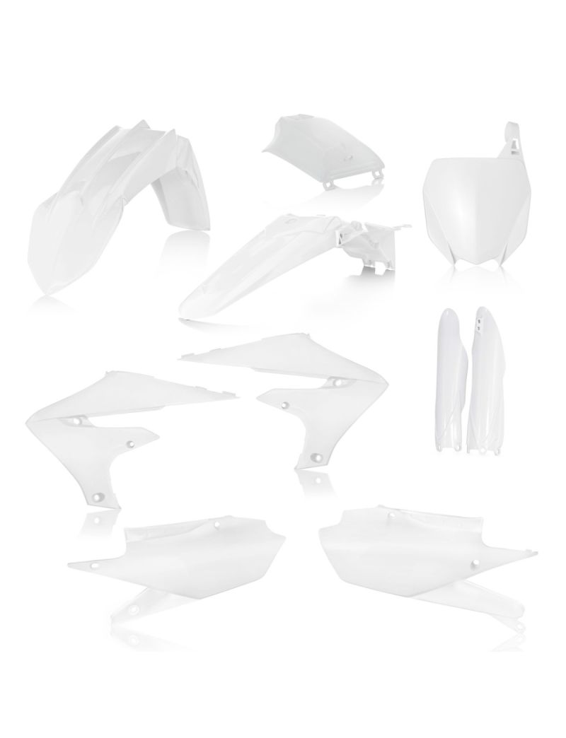 ACERBIS FULL PLASTIC KIT YAMAHA YZF250 19/23 + YZF450 18/22 - WHITE