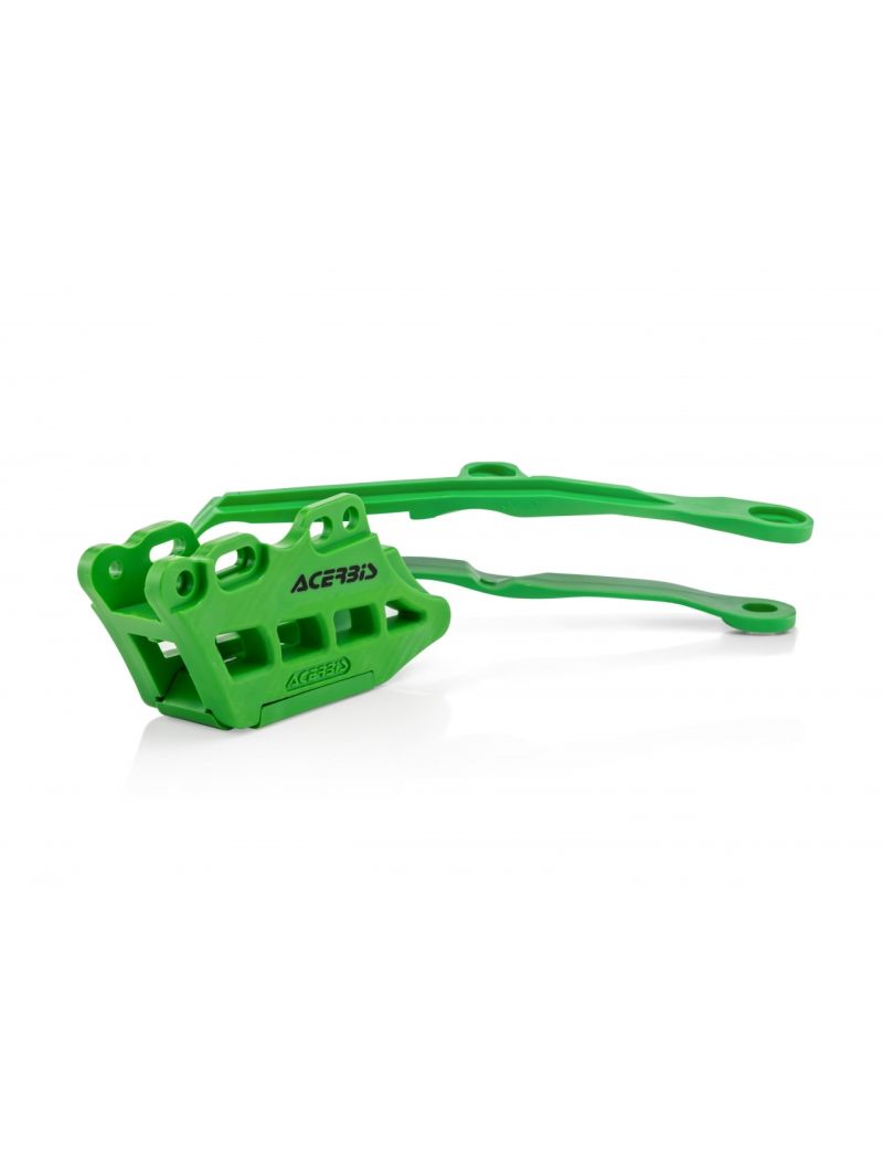 ACERBIS CHAIN GUIDE + CHAIN SLIDER KAWASAKI KXF450 19/26 + KXF250 21/26 - GREEN