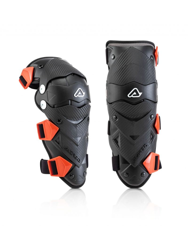 ACERBIS KNEE GUARDS IMPACT JUNIOR - BLACK/RED