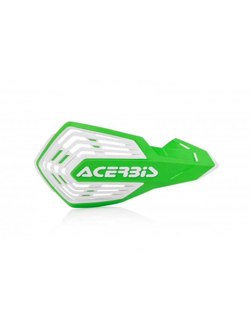 ACERBIS MX HANDGUARDS X-FUTURE VENTED - GREEN/WHITE