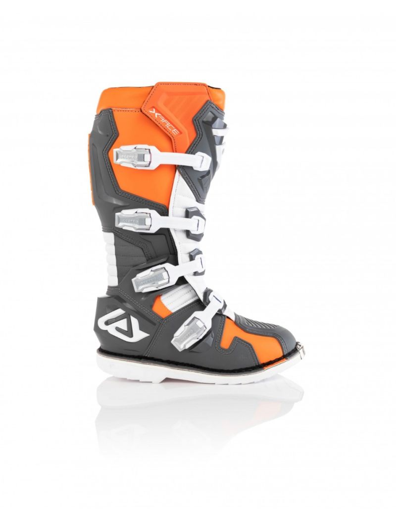ACERBIS MX BOOTS X-RACE - ORANGE/GREY