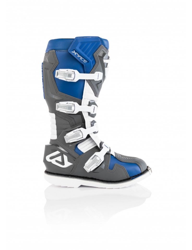 ACERBIS MX BOOTS X-RACE - BLUE/GREY