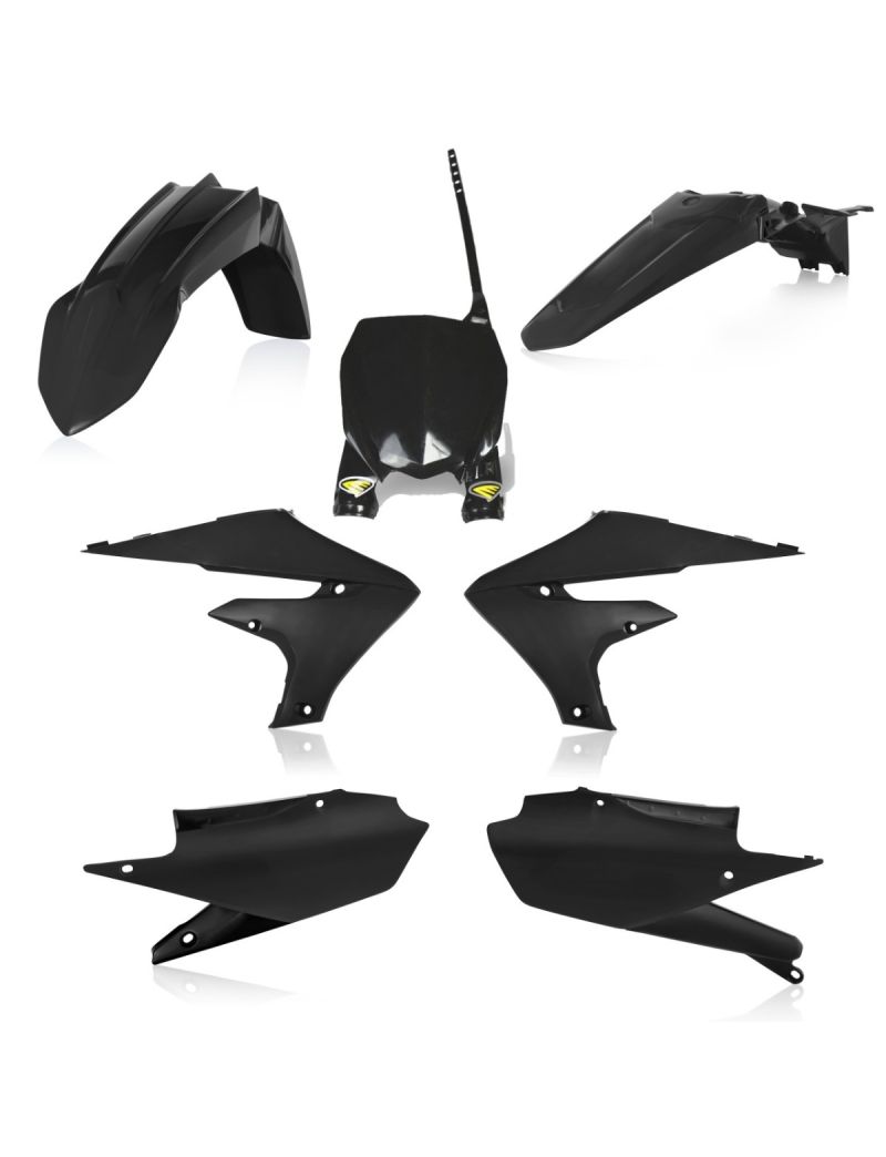 CYCRA STADIUM PLASTIC KIT 5pcs YAMAHA YZF450 18/22 + YZF250 19/23 - BLACK