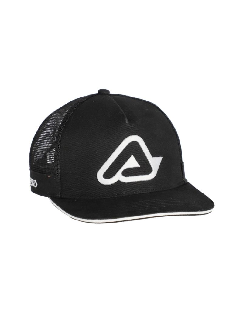 ACERBIS CAP C LOGO - BLACK/WHITE