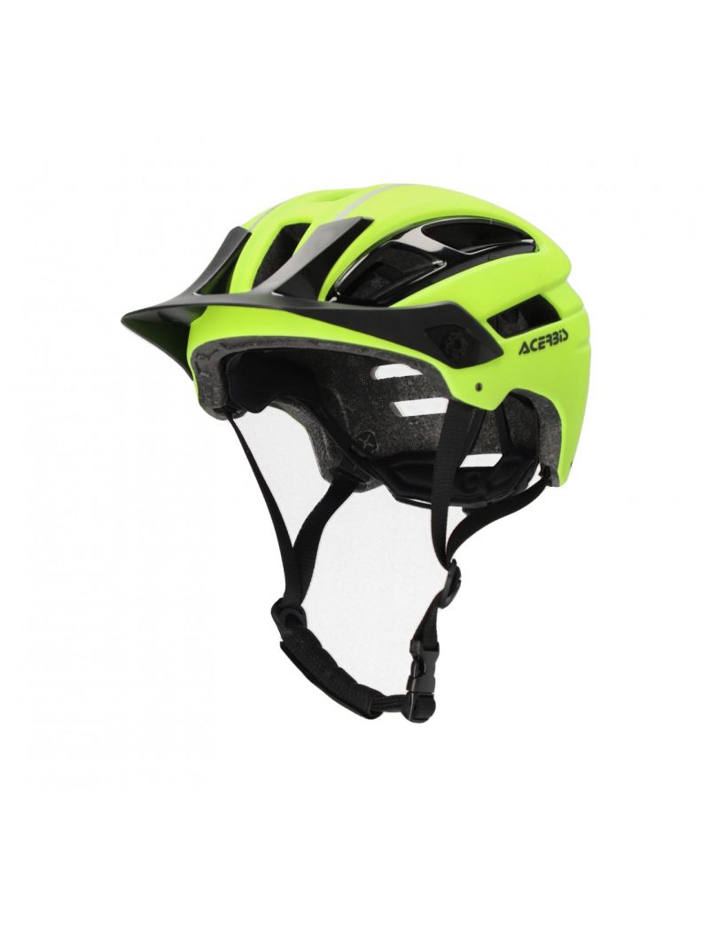 ACERBIS DOUBLEP MTB HELMET - FLUO YELLOW/BLACK - L/XL