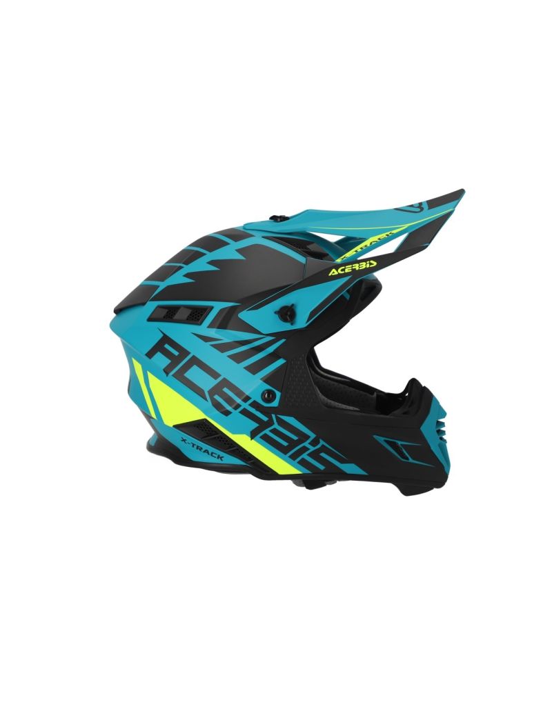 ACERBIS MX HELMET X-TRACK 22-06 - GREEN/BLACK - S 