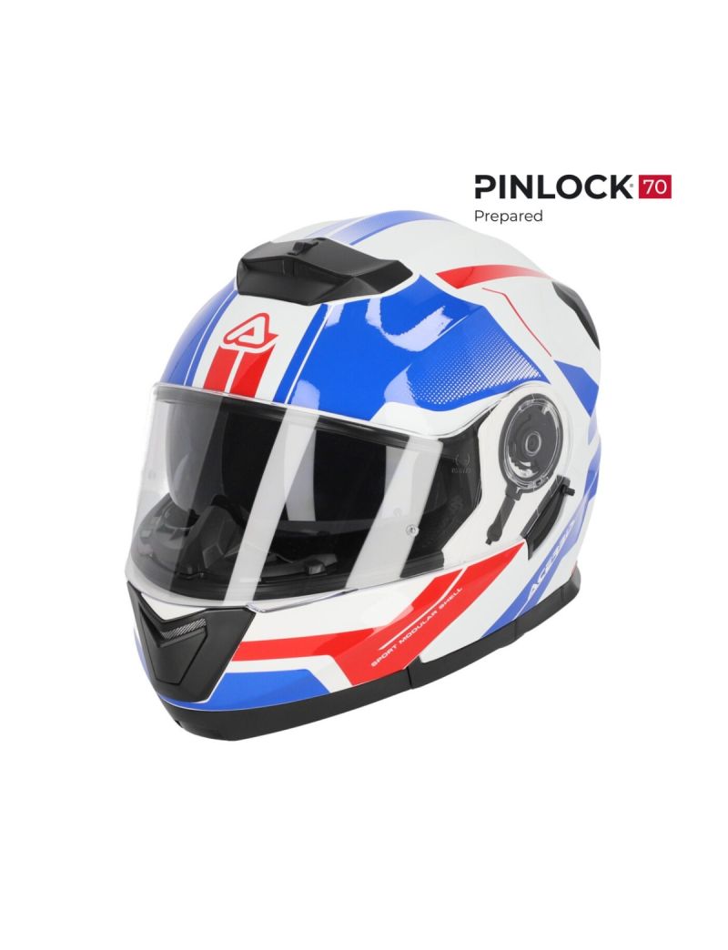 ACERBIS ROAD HELMET SEREL FLIP UP 22-06 - BLUE/RED - XS