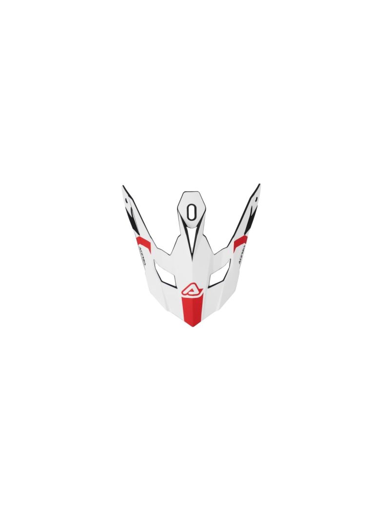 ACERBIS VISOR PROFILE 5 - WHITE/RED