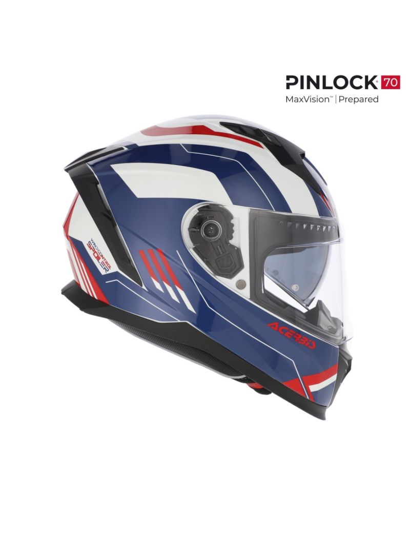 ACERBIS X-WAY GRAPHIC STREET HELMET 22/06 - BLUE/RED - XL