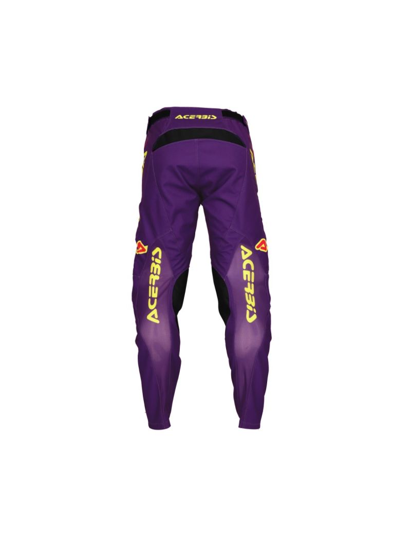 ACERBIS MX TRACK NASCAR PANTS - PURPLE/RED