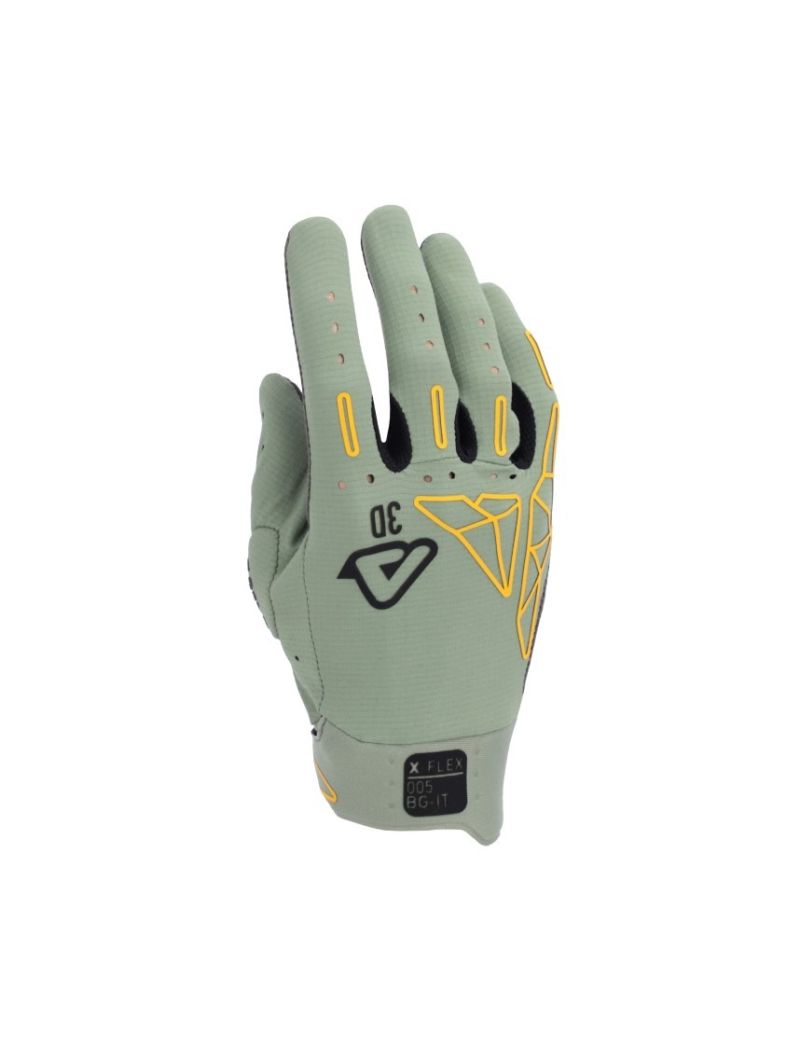 ACERBIS: MX GEAR - GLOVES - GLOVES MX X-FLEX ANAHEIM - NAVY GREEN