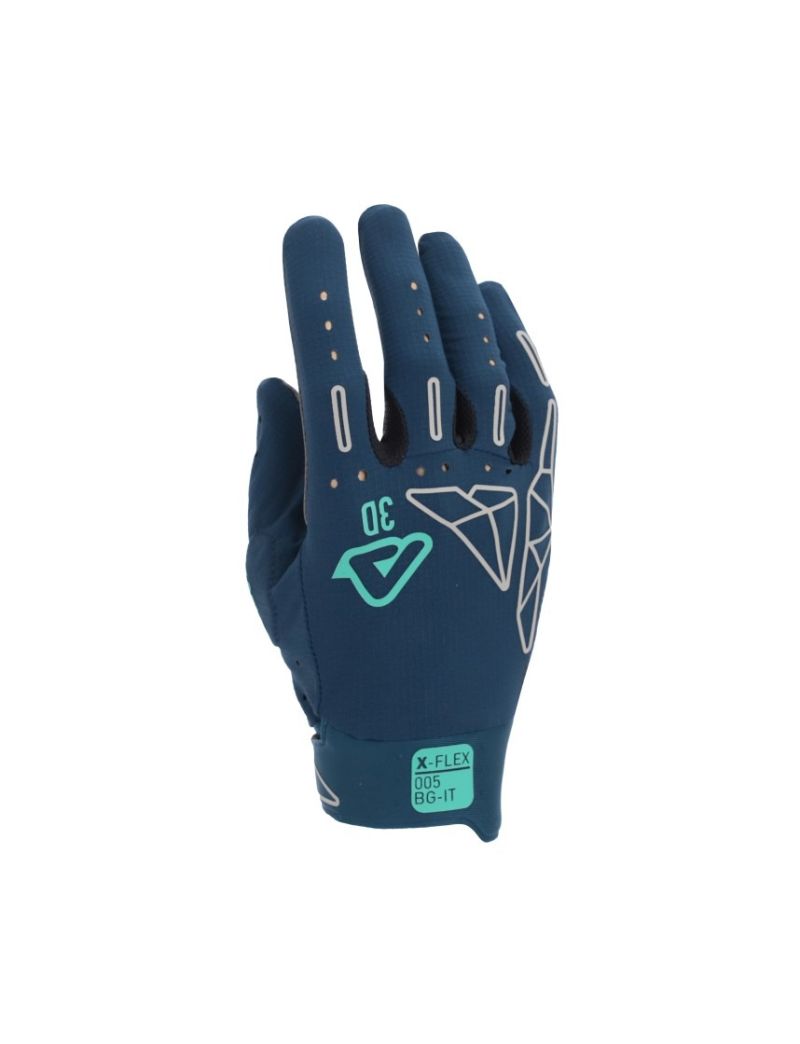 ACERBIS: MX GEAR - GLOVES - GLOVES MX X-FLEX ANAHEIM - DARK BLUE