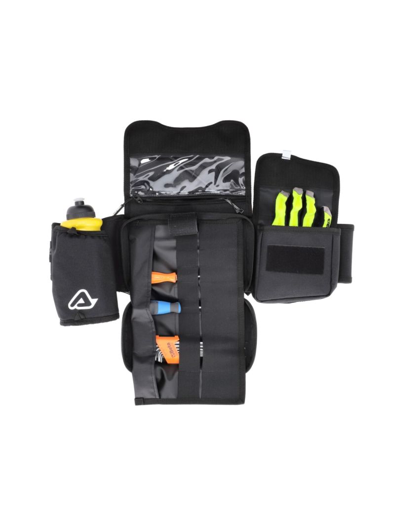 ACERBIS PROFILE WAISTPACK LOGO - BLACK/WHITE