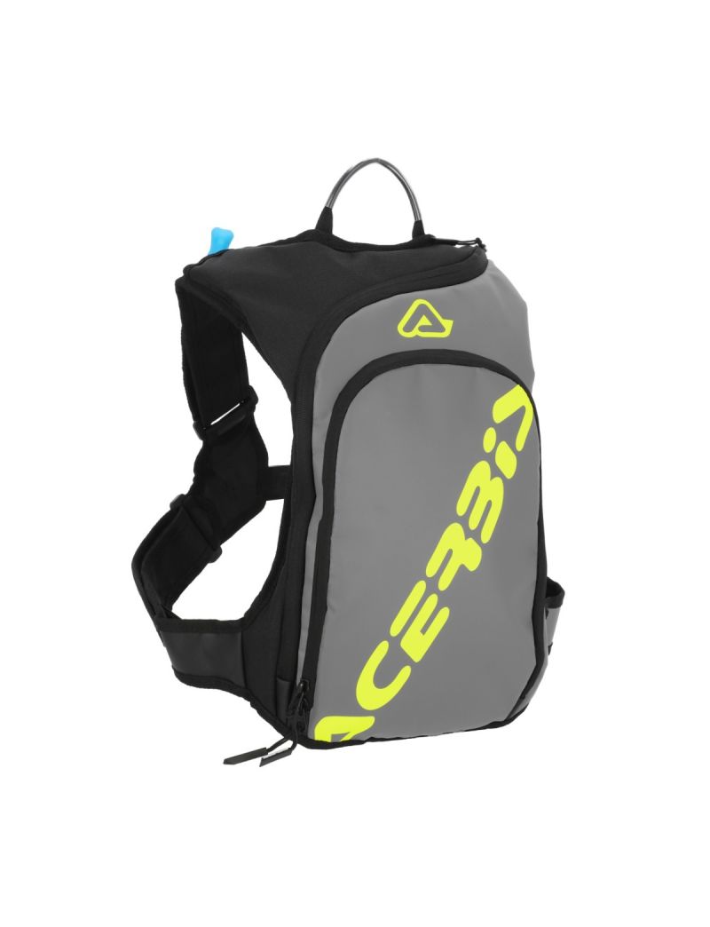 ACERBIS DRINKBAG BACKPACK SATHER  2LT LOGO - GREY/YELLOW