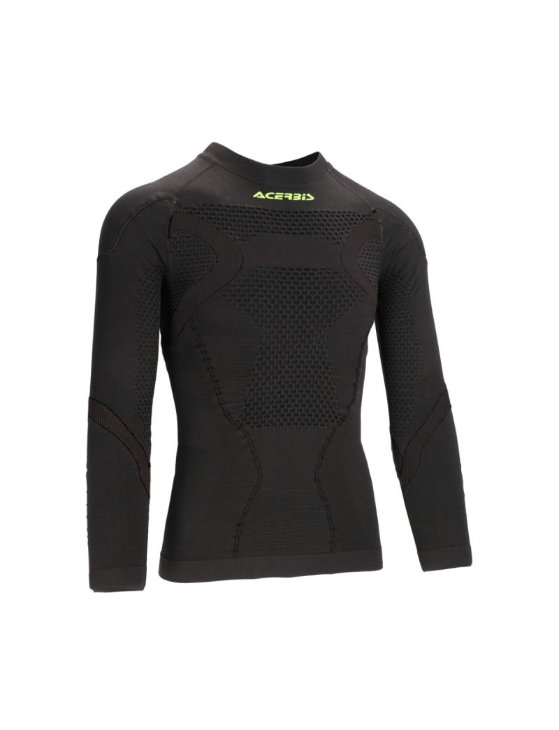 ACERBIS TECHNICAL UNDERWEAR JERSEY X-BODY WINTER 2.0 - BLACK/YELLOW