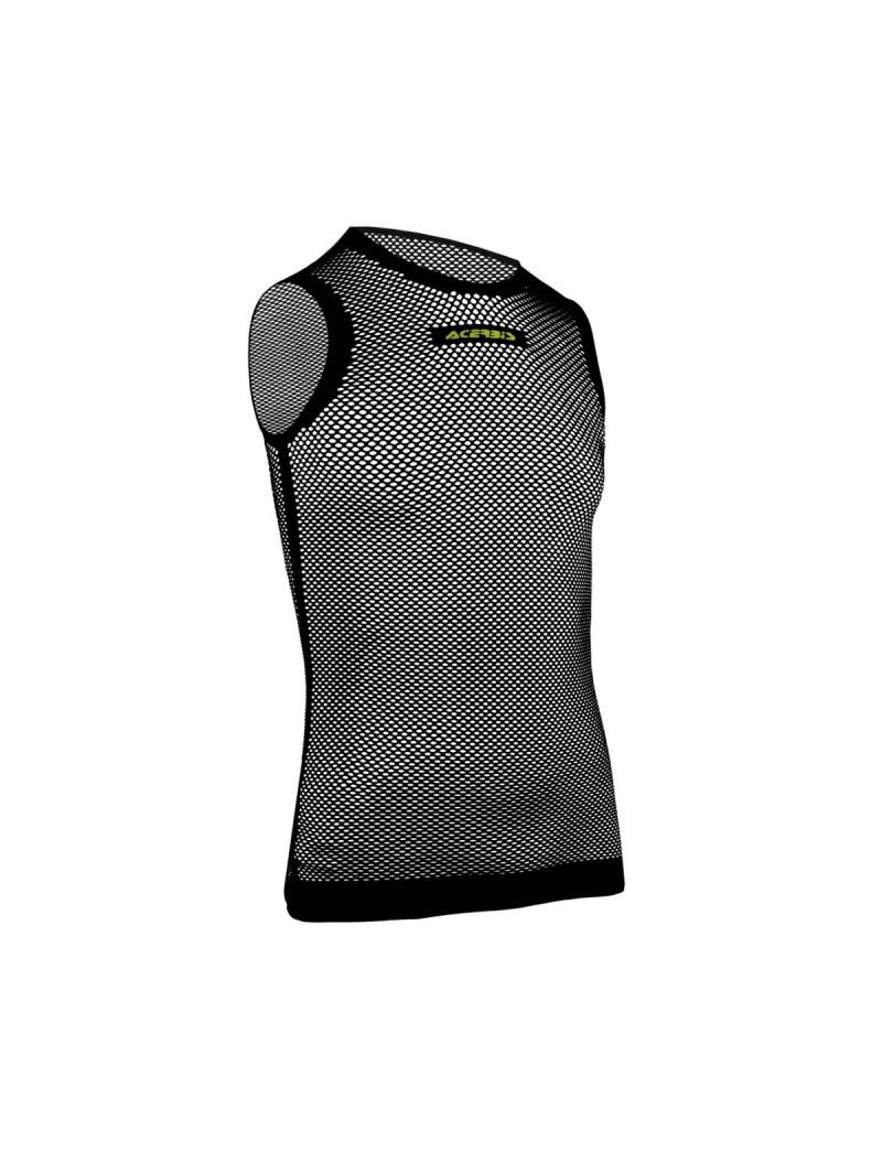 ACERBIS JERSEY MESH SLEEVESLESS - BLACK/YELLOW